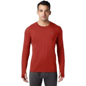 Mountain Hardwear Ghee Long Sleeve Crew, Size Small, Red, New without Tags